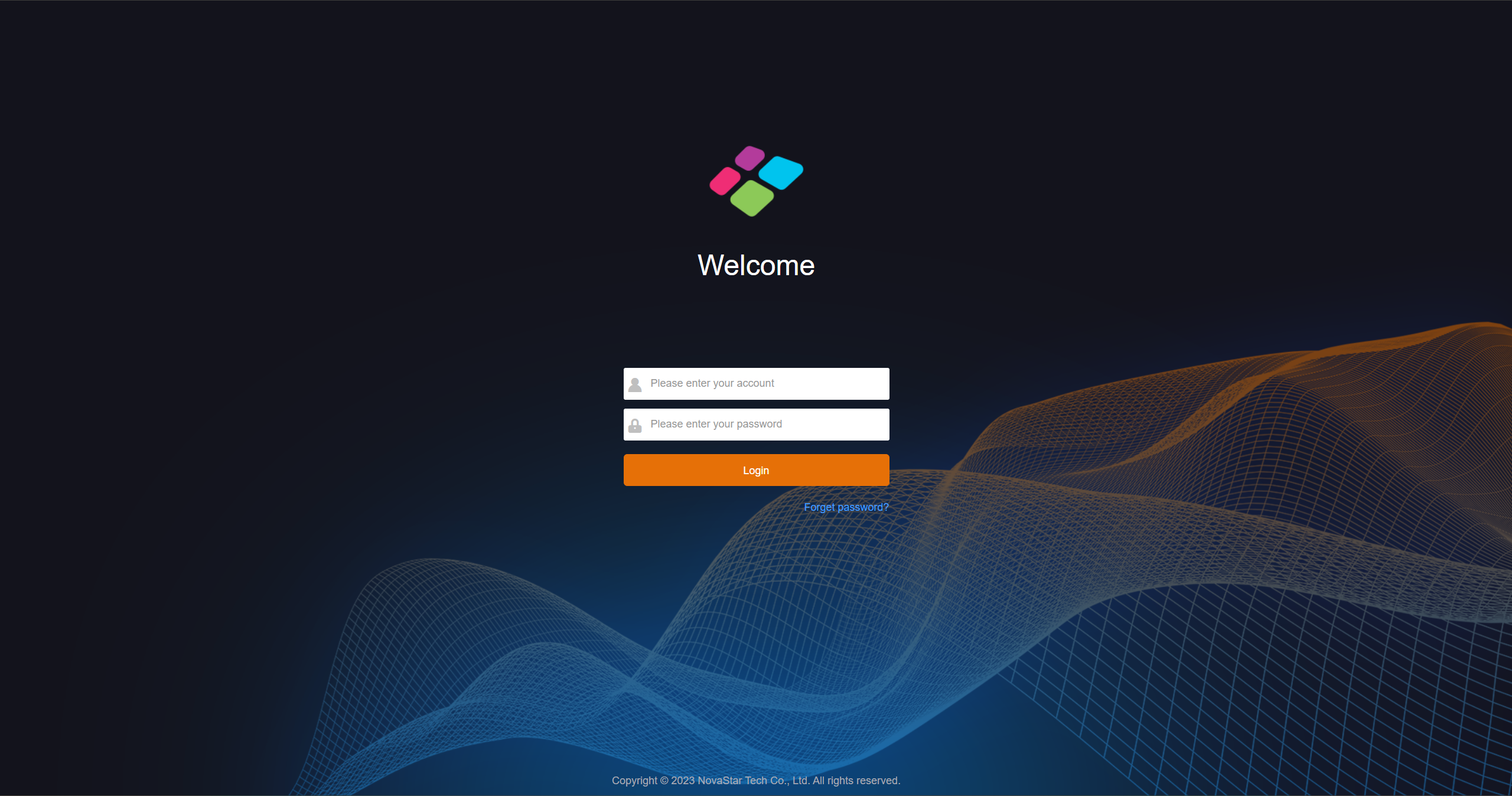 H Series Login Interface
