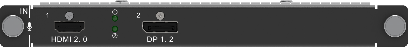 H_1xHDMI2.0+1xDP1.2 input card