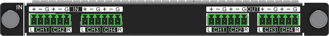 H_2xAudio input+2xAudio output card