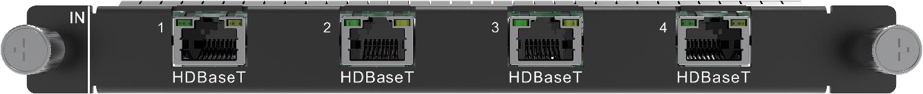 H_4xHDBaseT input card