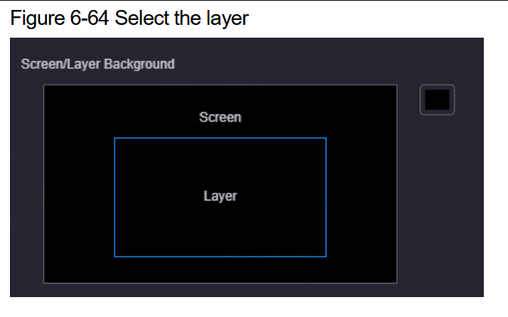 Set layer background
