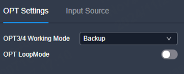 OPT working mode